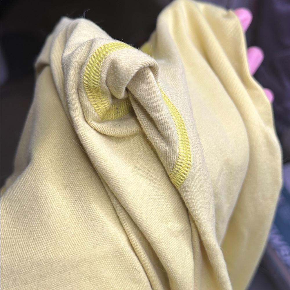 Nike Bright Yellow Half-Zip Top Athletic Jacket - Picture 13 of 13